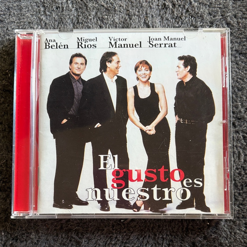 El Gusto Es Nuestro CD- Ana Belen, Victor Manuel, Serrat, Miguel Rios-Live Spain